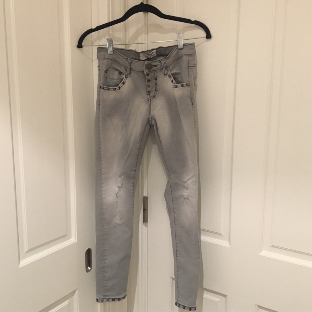 One x Teaspoon Studded Stretchy Jeans